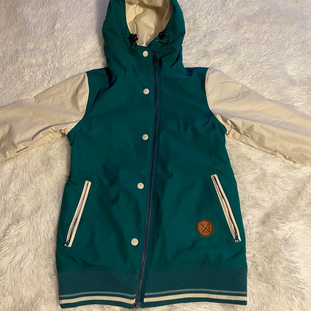 Holden Snowboard Jacket green and cream